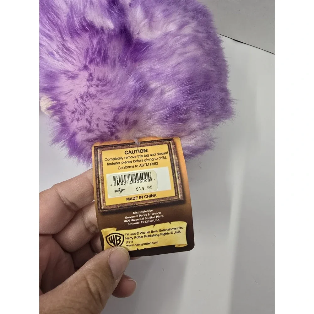Harry Potter Pygmy Puff Plush Lot Of 2 Set Purple Pink Wizarding World